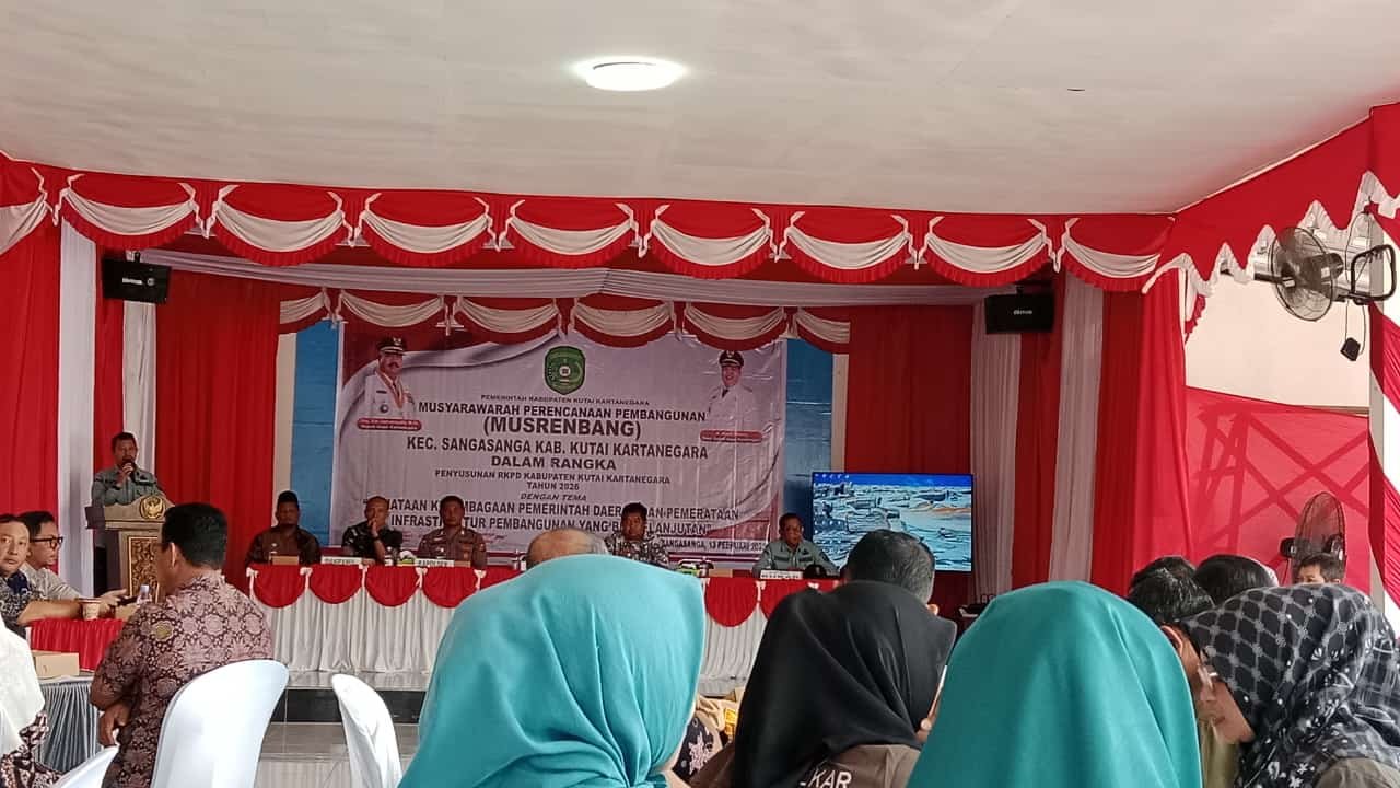 Musrenbang Kecamatan Sangasanga, Sejumlah Program Disampaikan Disperkim Kukar