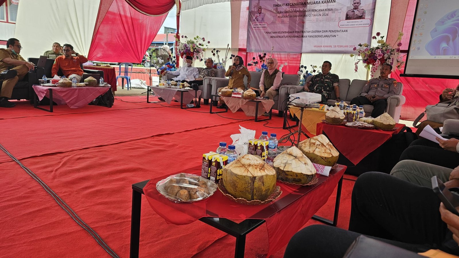 Sejumlah Program Disperkim Kukar Pada Musrenbang Kecamatan Muara Kaman